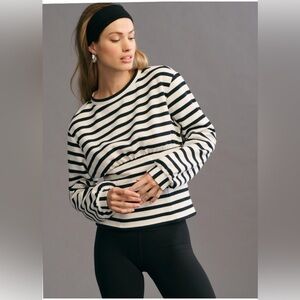 Maeve Corset-Waist Sweatshirt size M